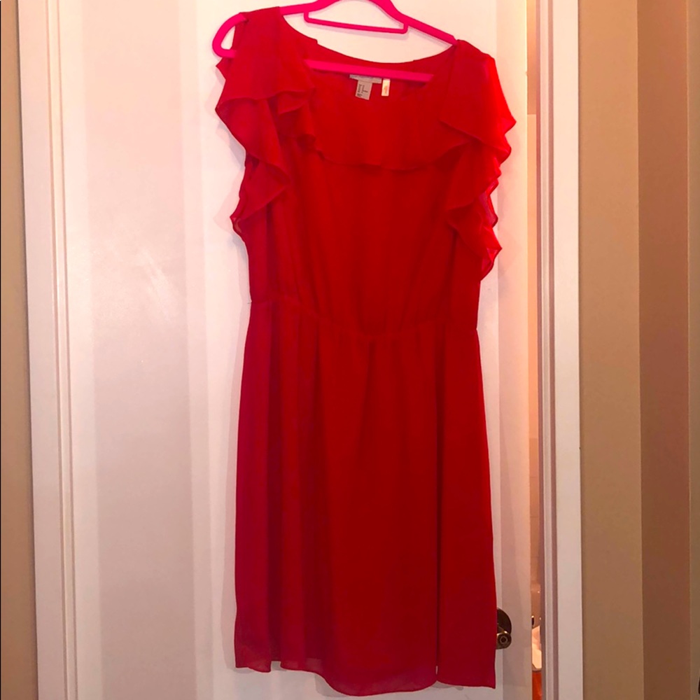 Red dress. H&M